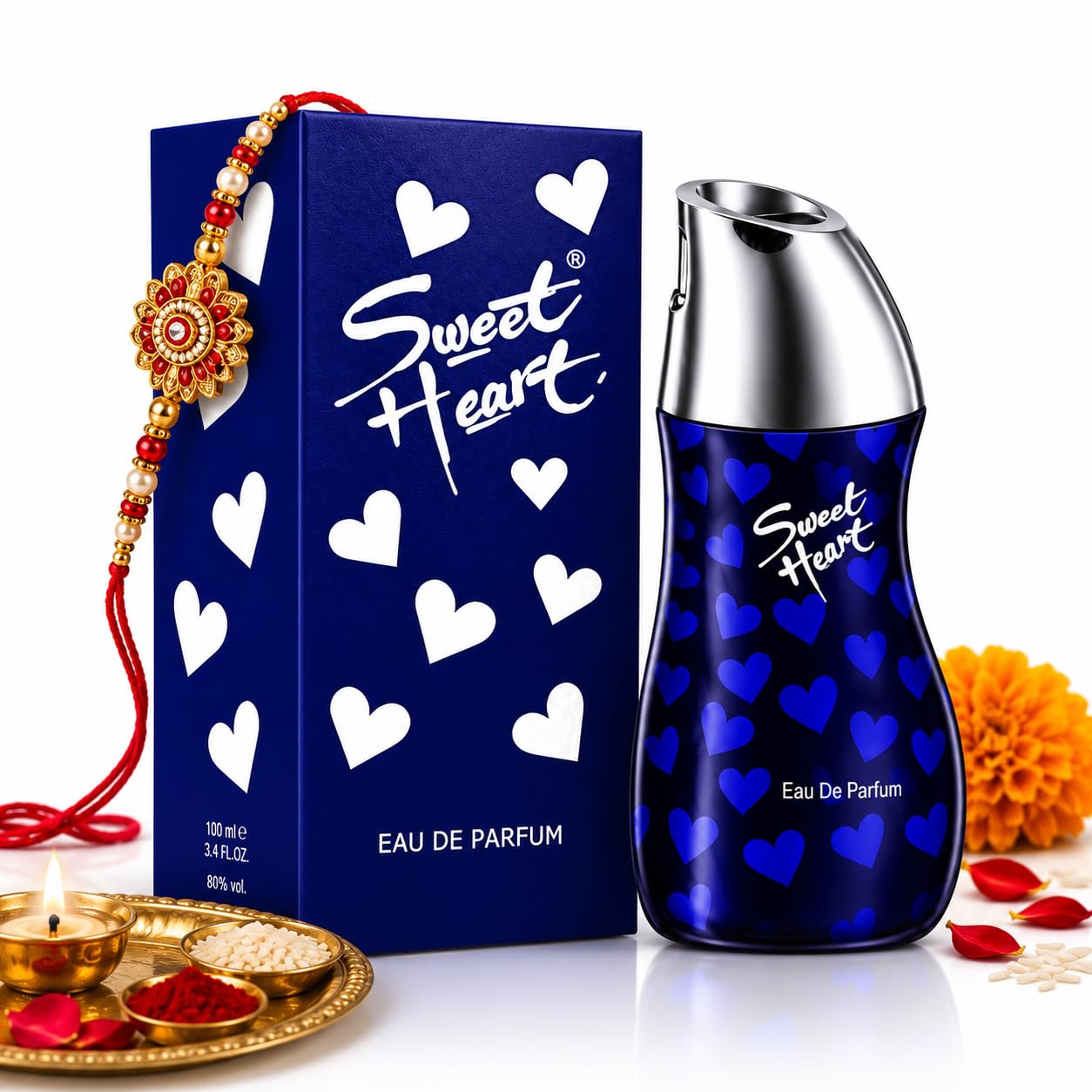 Sweet Heart Eau de Parfum with rakhi gift pack